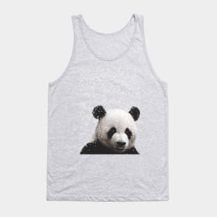 Cuteness Overload Panda Snow Tank Top